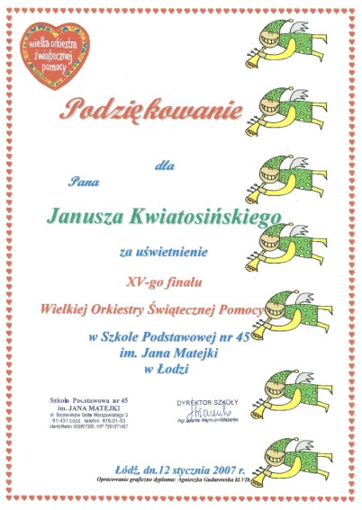 WIELKA ORKIESTRA ŚWIĄTECZNEJ POMOCY