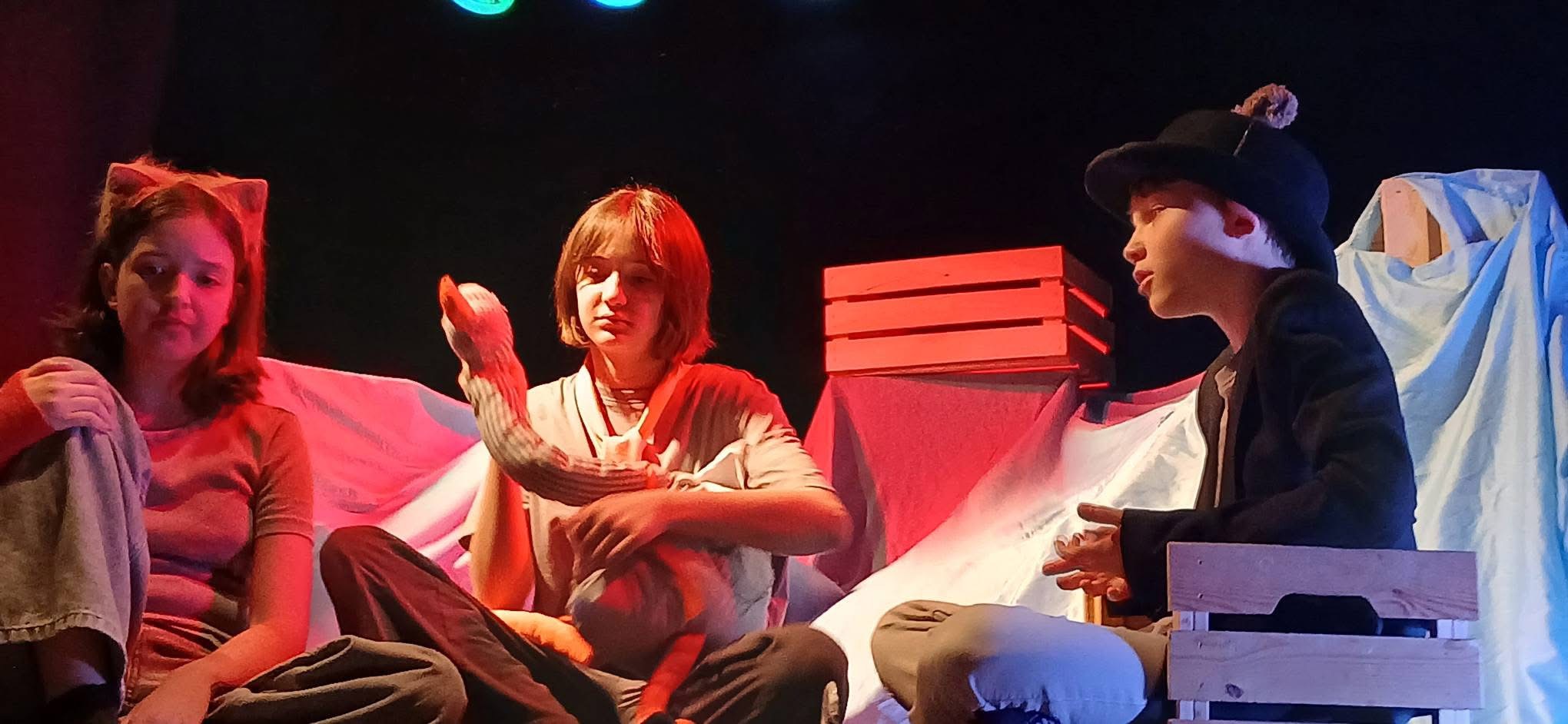 Przedstawienie ” A niech to gęś kopnie” Teatr ” Lustro”
