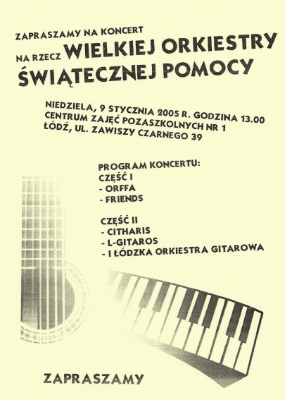 WIELKA ORKIESTRA ŚWIĄTECZNEJ POMOCY